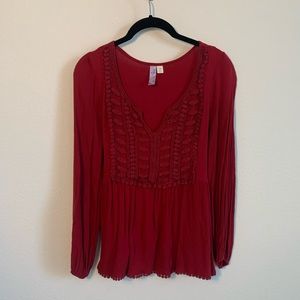 Red Blouse from Francesca’s